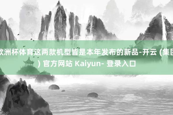 欧洲杯体育这两款机型皆是本年发布的新品-开云 (集团) 官方网站 Kaiyun- 登录入口