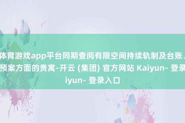 体育游戏app平台同期查阅有限空间持续轨制及台账、济急预案方面的贵寓-开云 (集团) 官方网站 Kaiyun- 登录入口